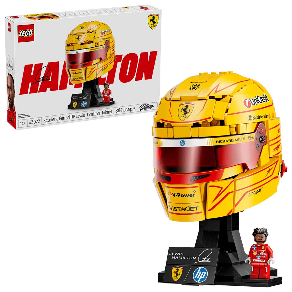 LEGO® Editions: Scuderia Ferrari HP Lewis Hamilton sisakja (43022) zdjęcie 1