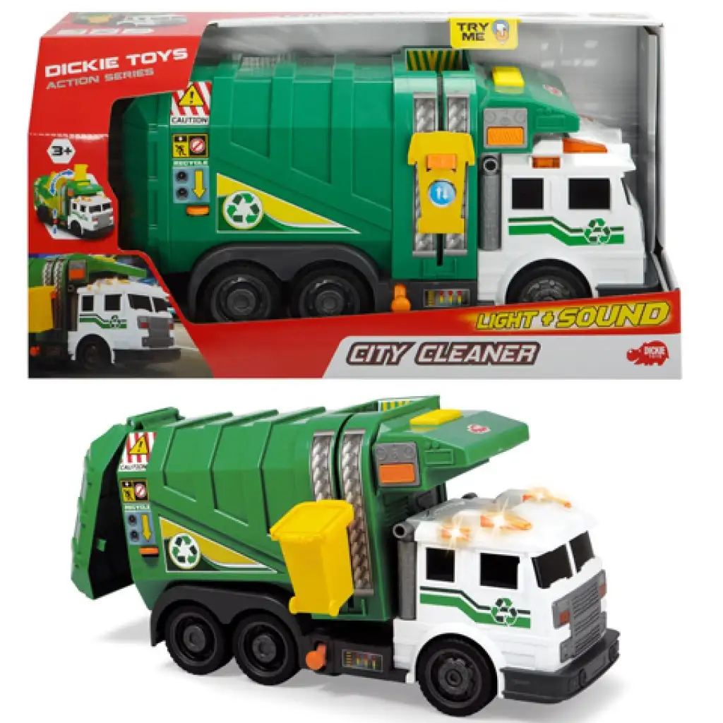 Śmieciarka 39cm z światłem i dźwiękiem - Dickie Toys zdjęcie 1