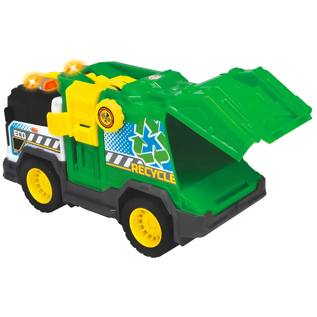 Śmieciarka z efektami świetlnymi i dźwiękowymi 30cm - Dickie Toys zdjęcie 3