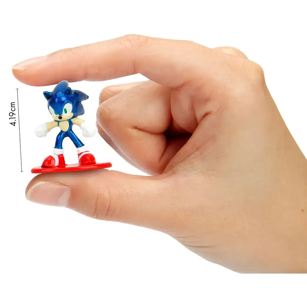 Sonic jeżozwierz niespodzianka nano metalowe figurki 1szt - Simba Toys zdjęcie 3