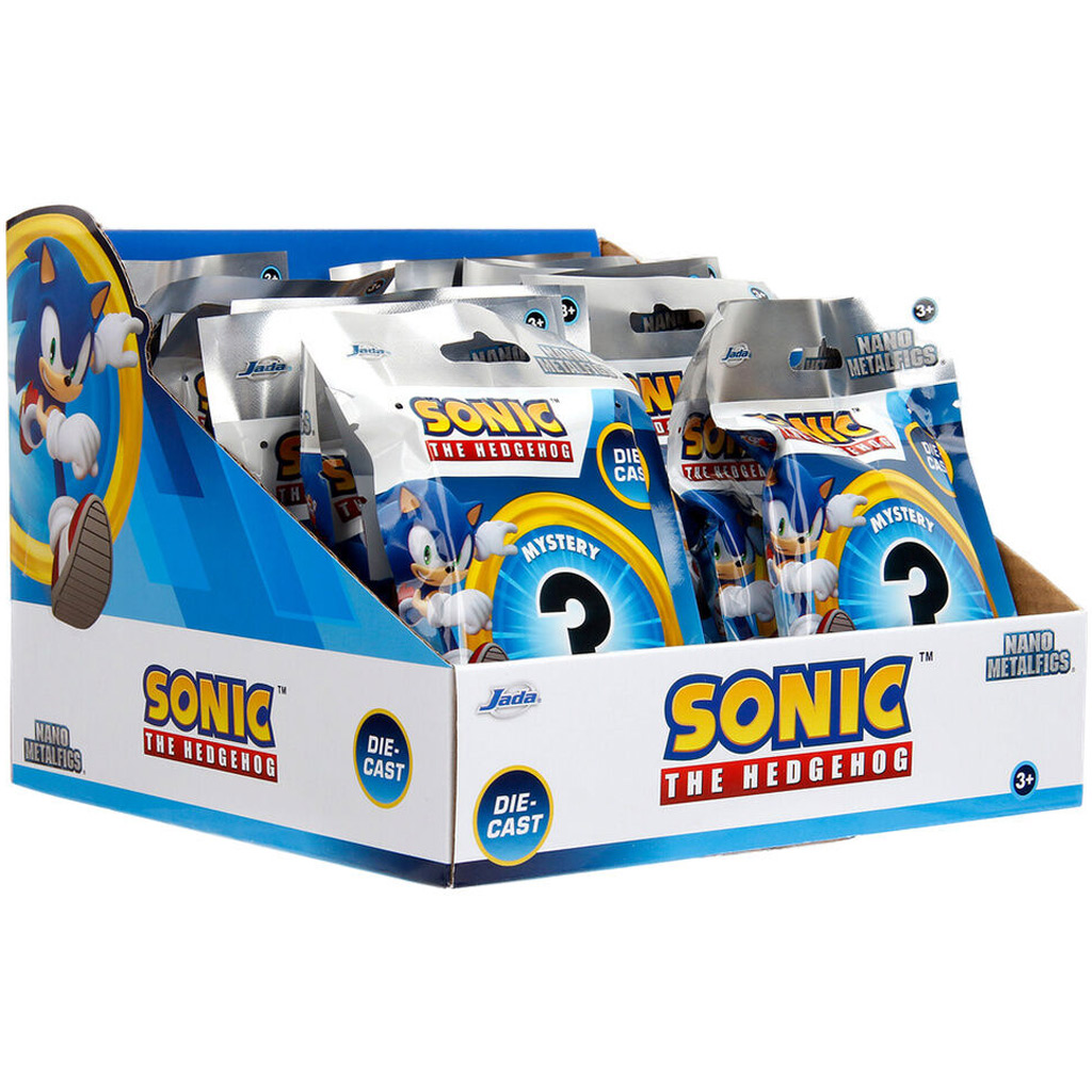 Sonic: Nano Metalfigs metalowa figura niespodzianka, różne, 1 szt. - Jada Toys zdjęcie 1