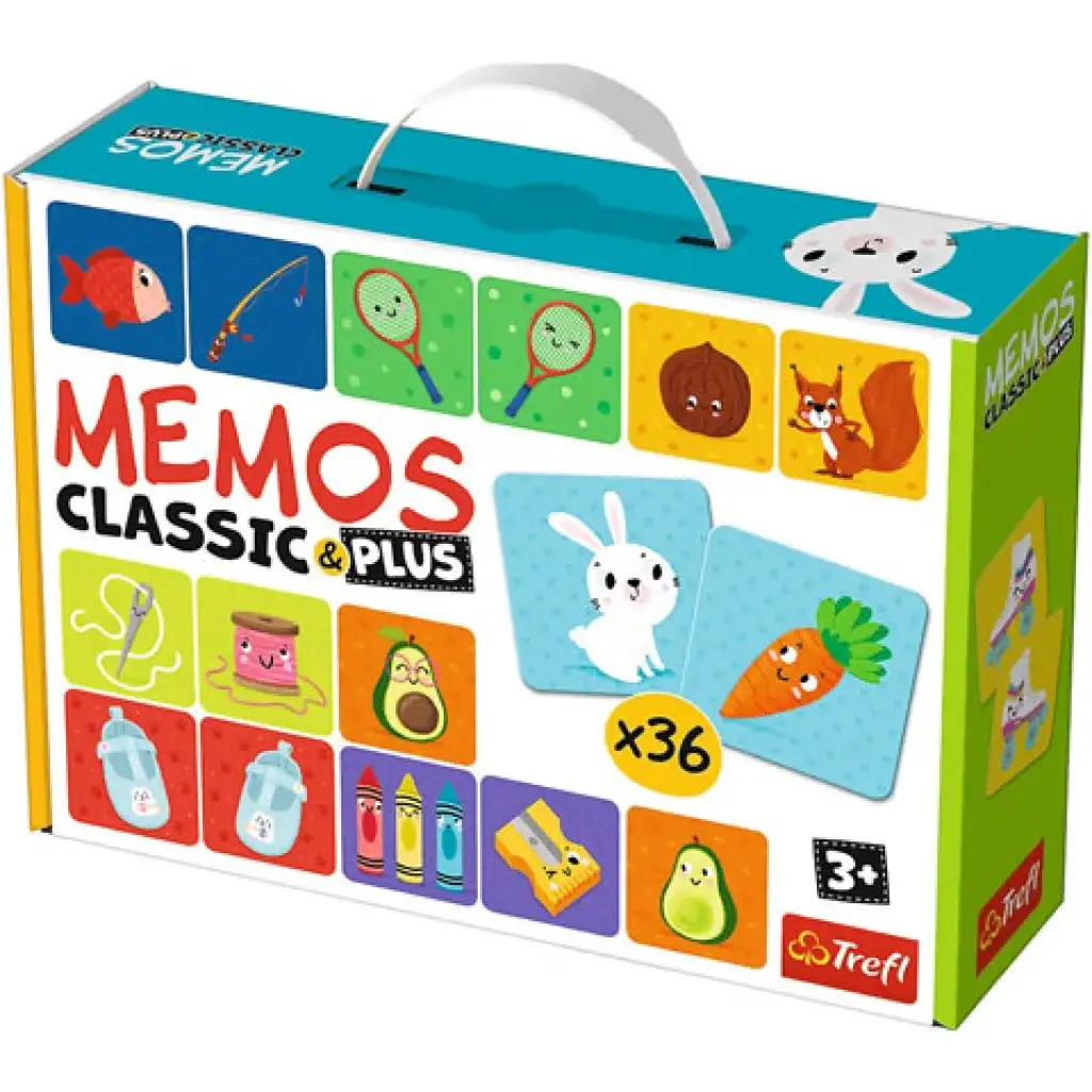 Specjalne pary Classic & Plus gra pamięciowa 36szt - Trefl zdjęcie 1