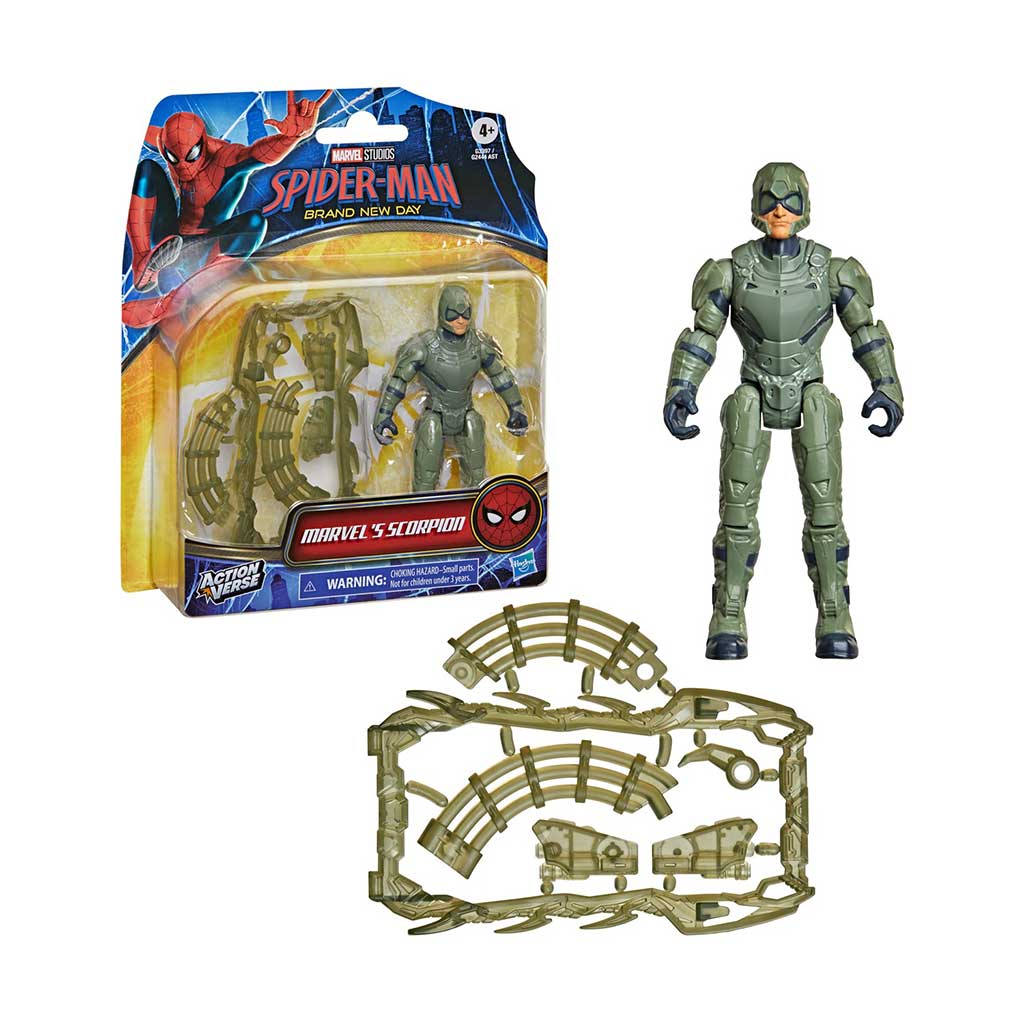 Spider-Man Nowy dzień: figura Skorpiona z akcesoriami 11cm – Hasbro zdjęcie 2