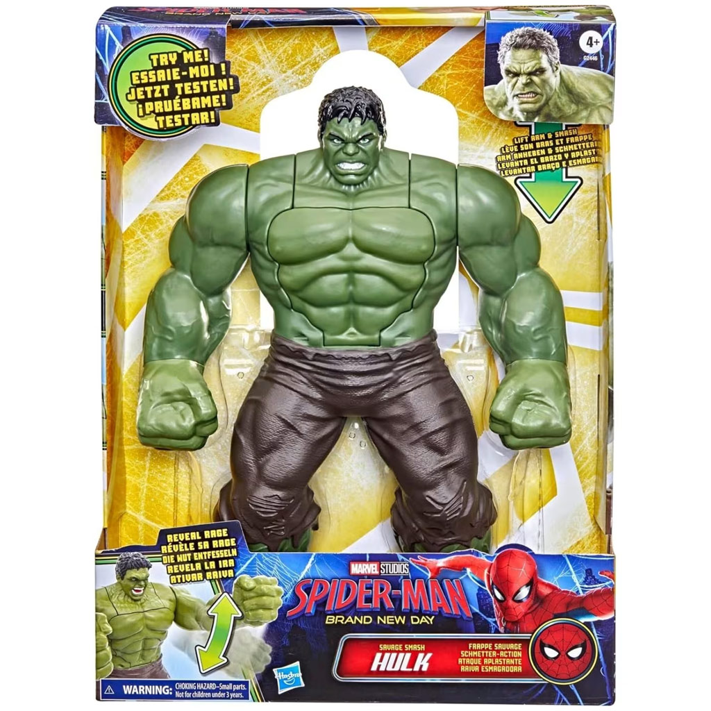 Spider-Man Nowy dzień: Savage Smash Hulk figurka akcji 30cm - Hasbro zdjęcie 1