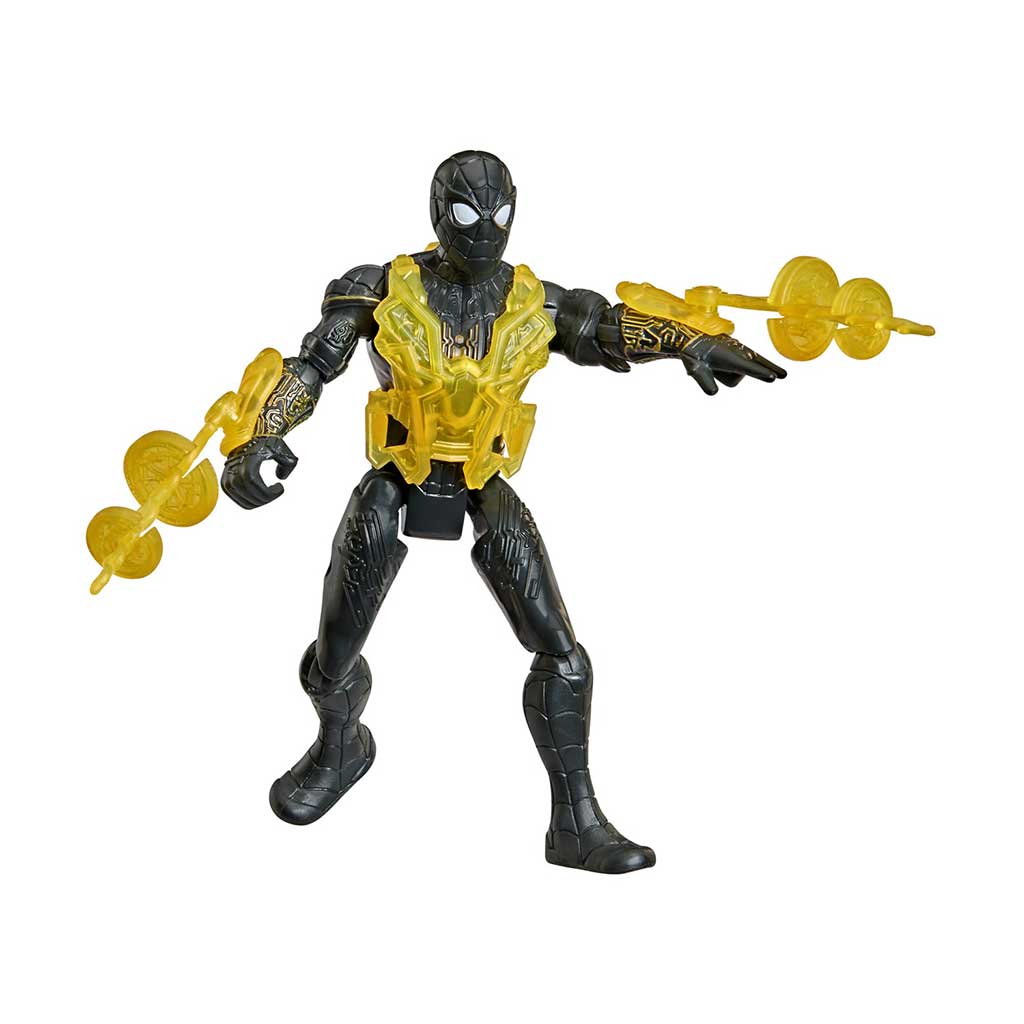 Spider-Man Nowy dzień: Spider-Man czarna-złota figura z akcesoriami 11cm – Hasbro zdjęcie 3