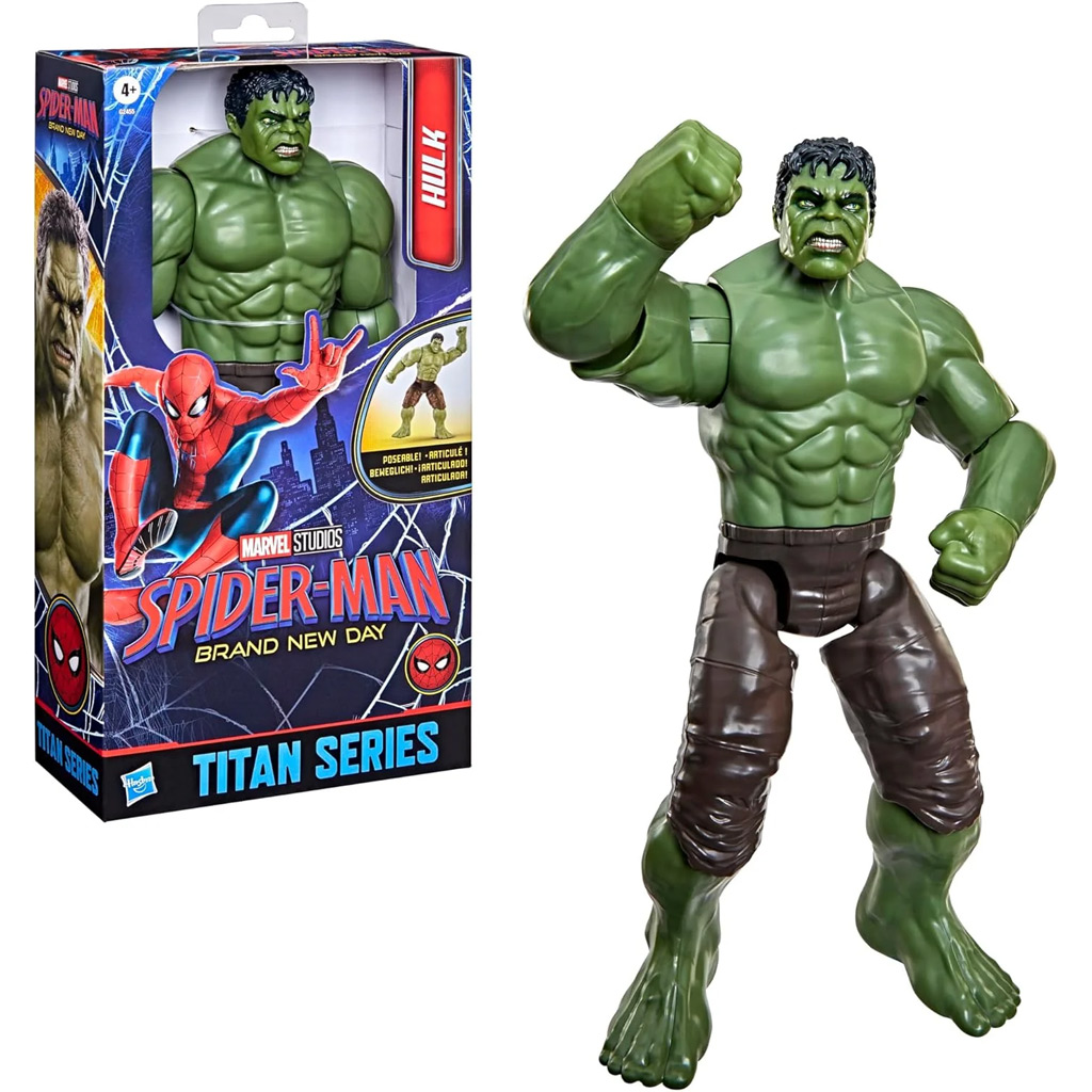 Spider-Man Nowy dzień: Titan Series Hulk figurka akcji 30cm - Hasbro zdjęcie 1