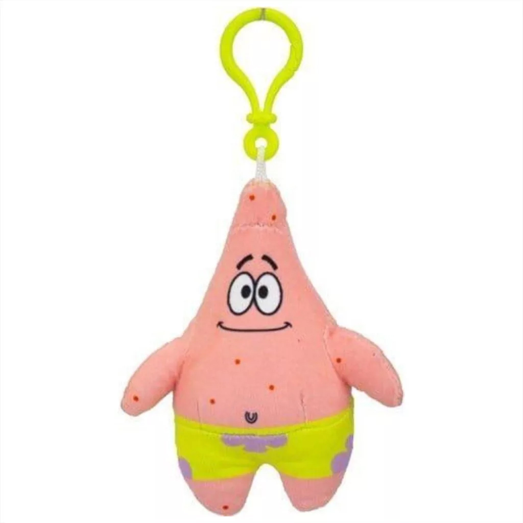 SpongeBob: Pluszowy klips do torby, 13 cm - Patrick zdjęcie 1