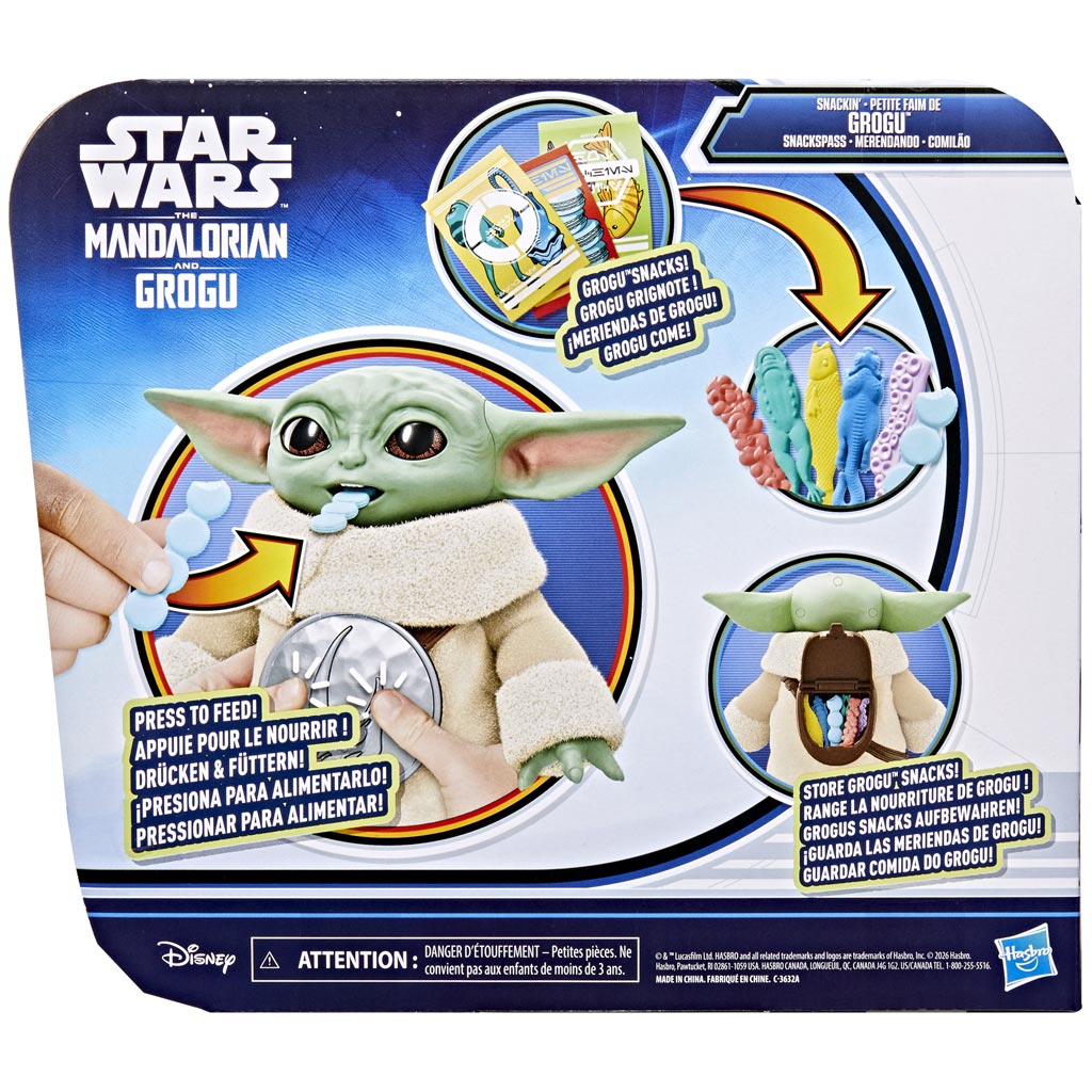 Star Wars: Interaktywna figurka do zabawy Snackin’ Grogu – Hasbro zdjęcie 3