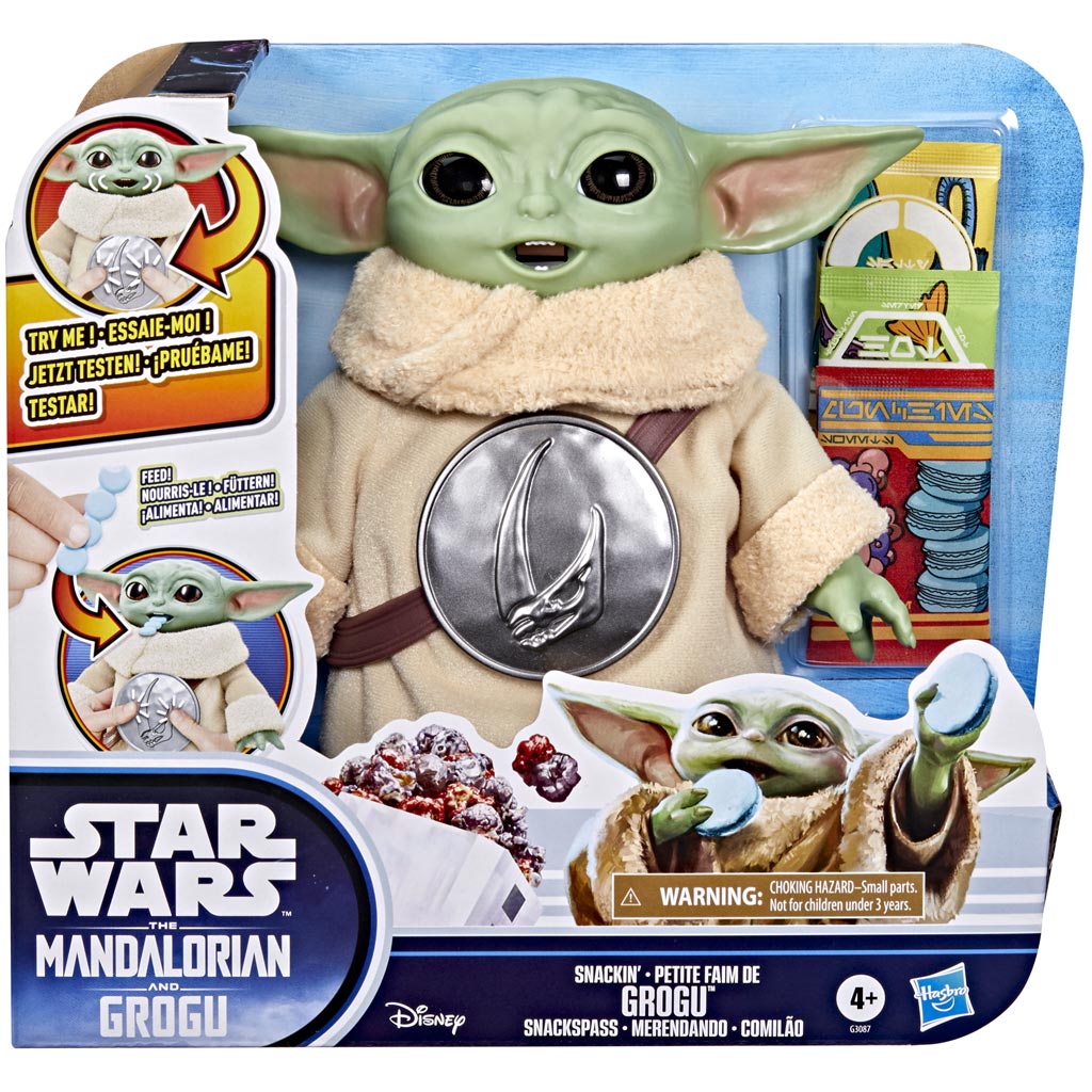 Star Wars: Interaktywna figurka do zabawy Snackin’ Grogu – Hasbro zdjęcie 1