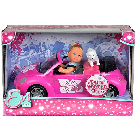 Steffi Love Évi + Volkswagen Beetle - Simba Toys zdjęcie 1