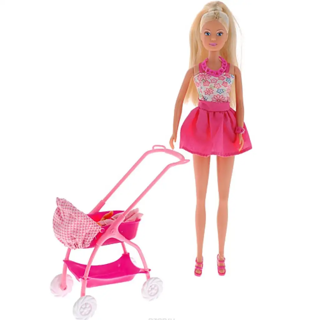 Steffi Love: Lalka w wózku w 2 wersjach - Simba Toys zdjęcie 3