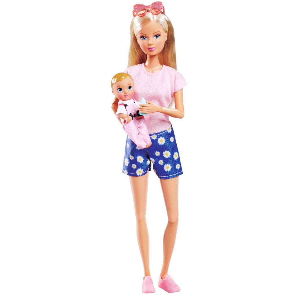 Steffi Love: Rowerowa lalka Steffi z przyczepką - Simba Toys zdjęcie 4