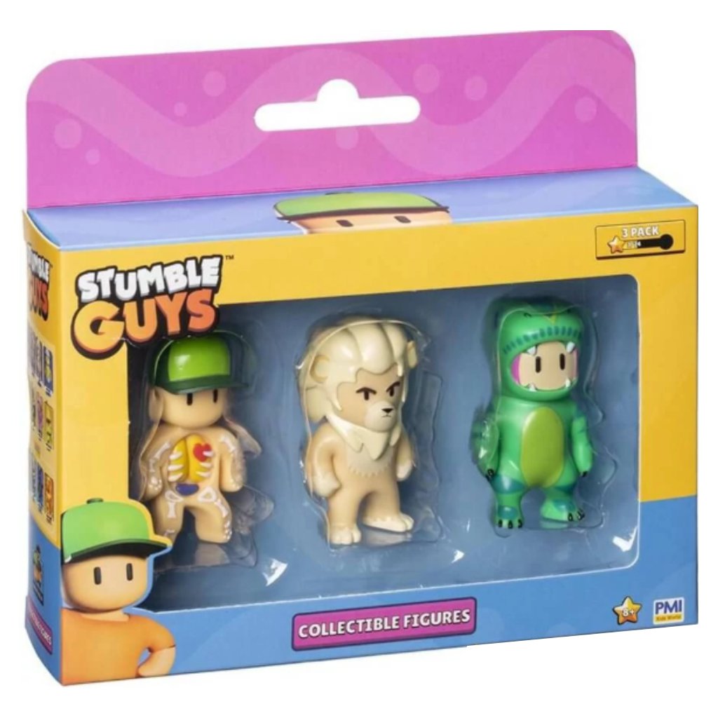 Stumble Guys zestaw figurek 3 sztuki w różnych wersjach seria 2 zdjęcie 3