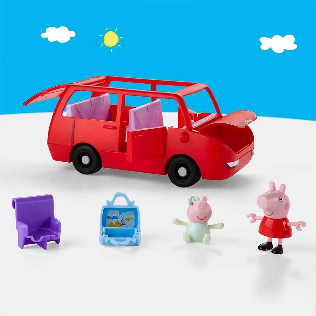 Świnka Peppa: Duży zestaw zabawkowy z samochodem rodzinnym Peppy - Hasbro zdjęcie 3