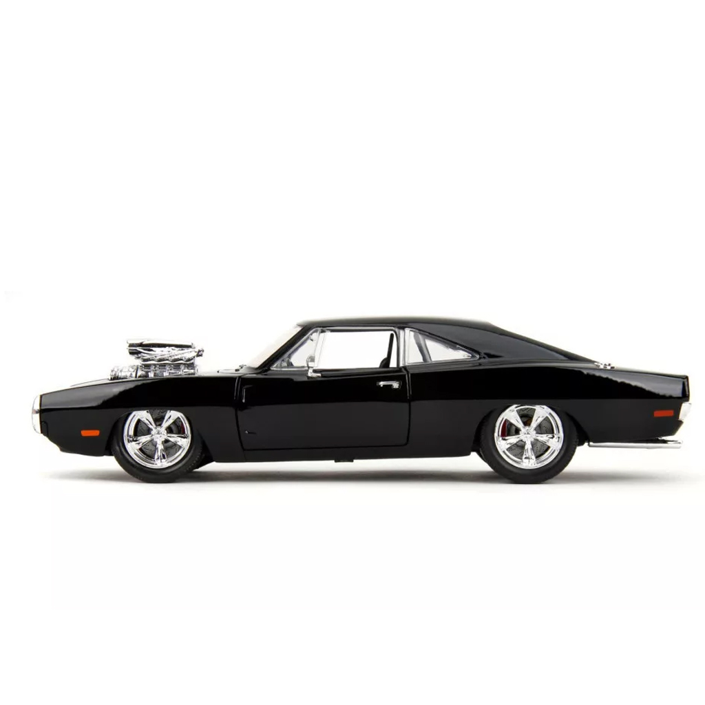 Szybcy i wściekli: 1970 Dodge Charger z kompresorem metalowy model samochodu 1/24 - Jada Toys zdjęcie 2