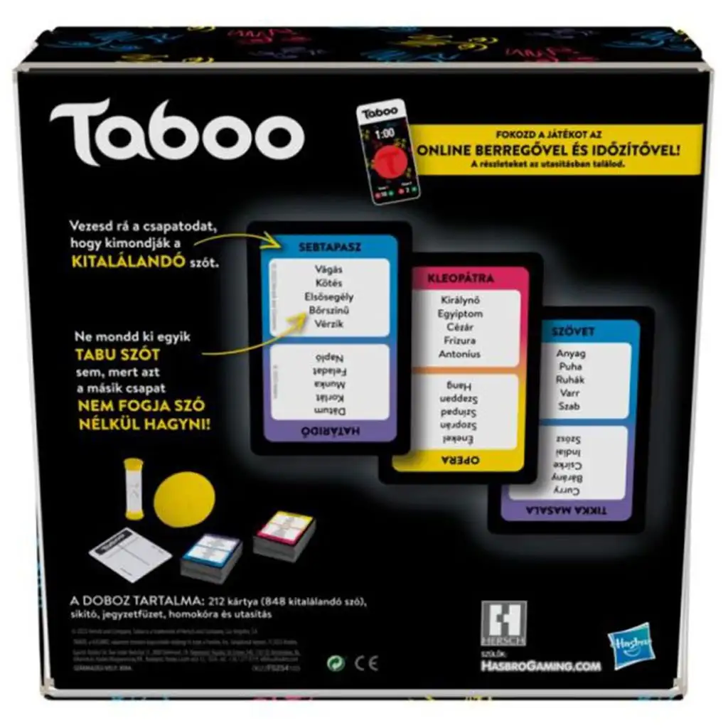 Tabu (Taboo) gra planszowa dla rodziny - Hasbro zdjęcie 2