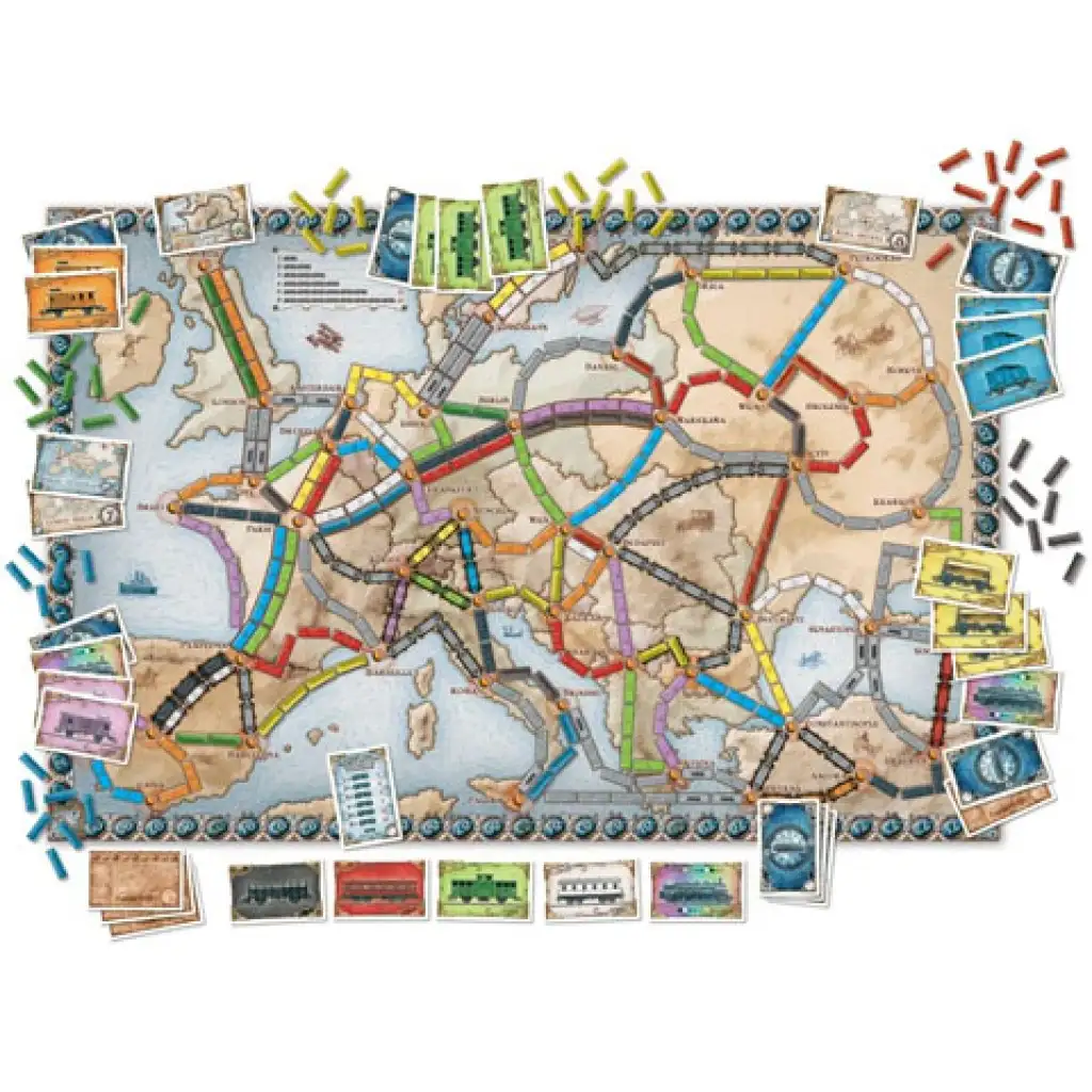Ticket to Ride Europa gra planszowa zdjęcie 3