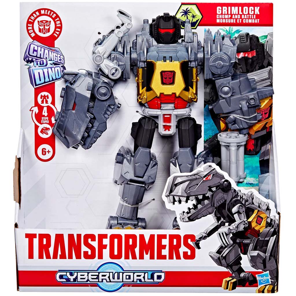 Transformers Cyberworld: Chomp & Battle figura Grimlock 22,5cm - Hasbro zdjęcie 1
