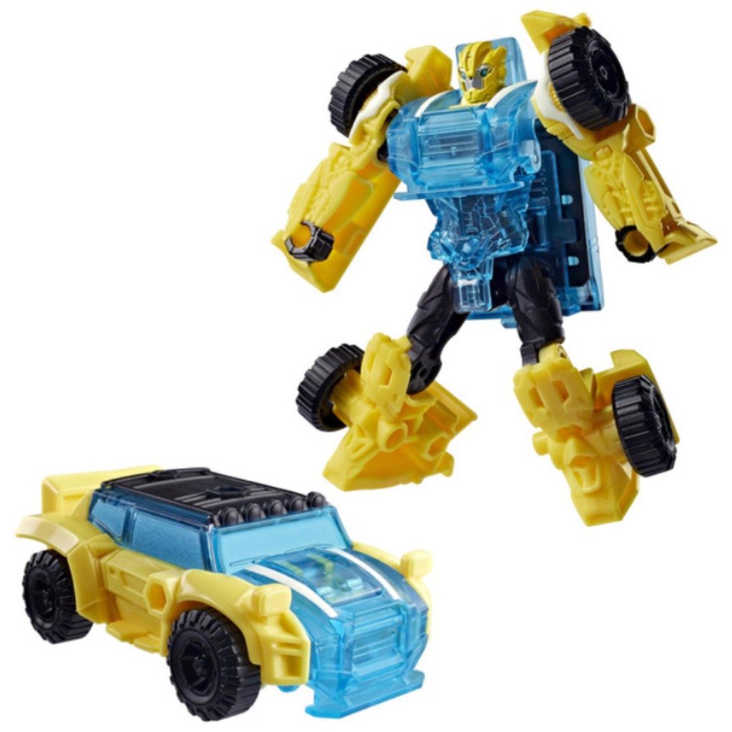 Transformers Cyberworld Cyber Changers: Bumblebee przekształcająca się figura robota - Hasbro zdjęcie 2