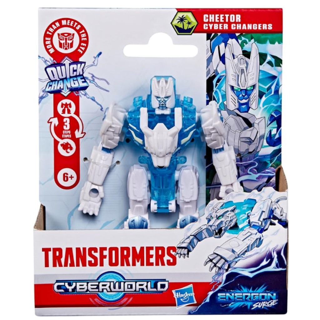 Transformers Cyberworld Cyber Changers: Cheetor przekształcający się robot - Hasbro zdjęcie 1
