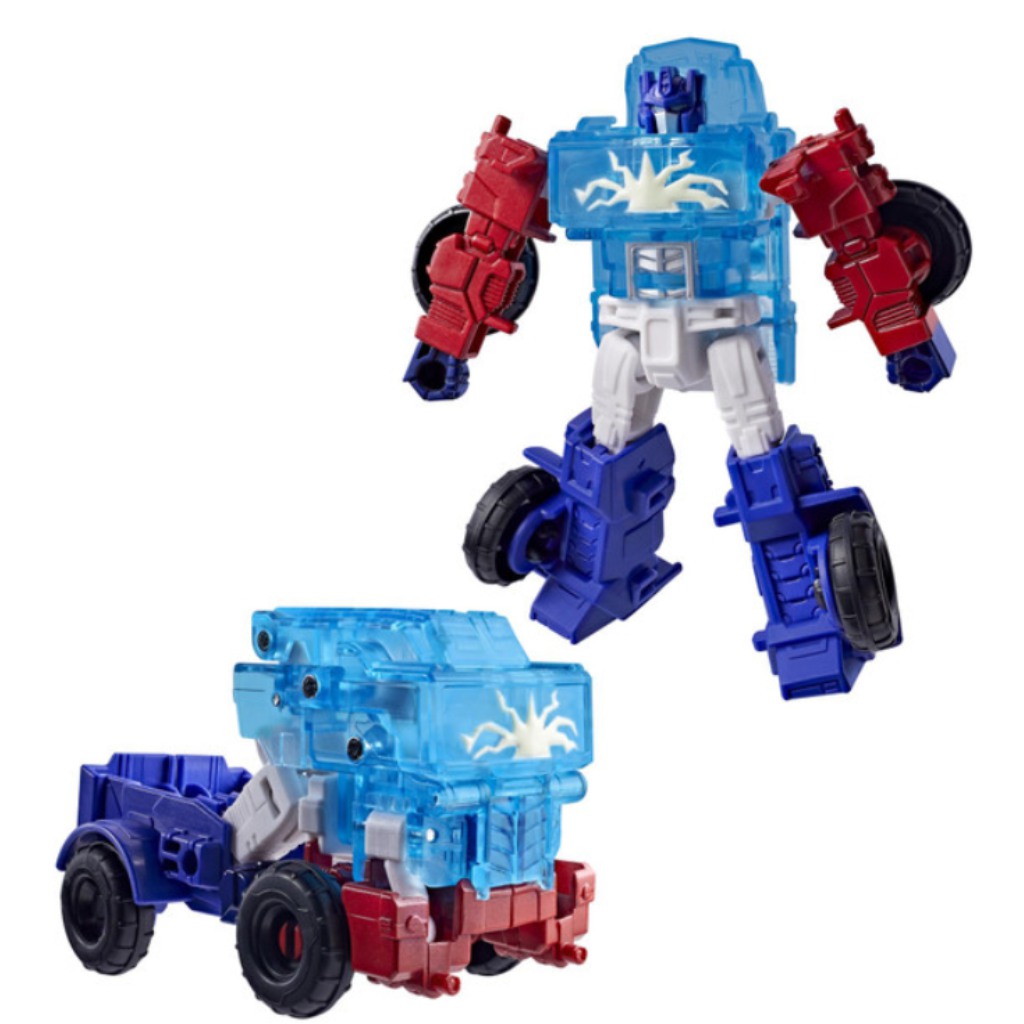 Transformers Cyberworld Cyber Changers: Optimus Prime przekształcająca się figura robota - Hasbro zdjęcie 2