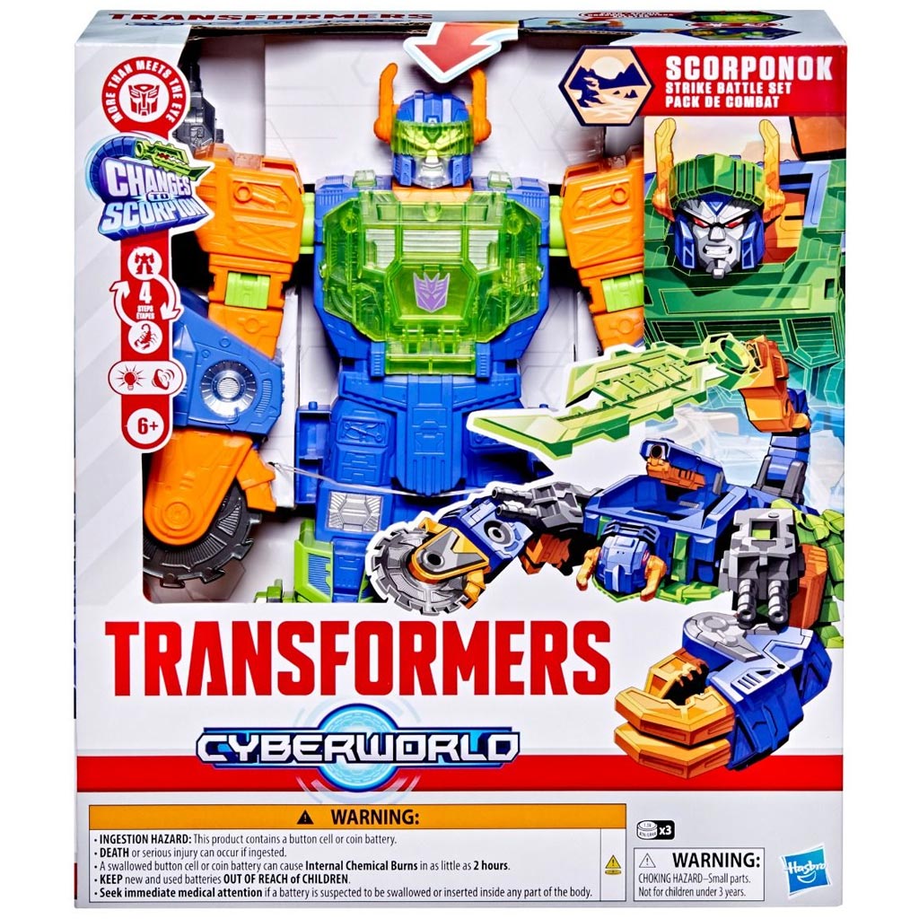 Transformers CYBERWORLD: Zestaw do gry Scorponok atakująca bitwa - Hasbro zdjęcie 1