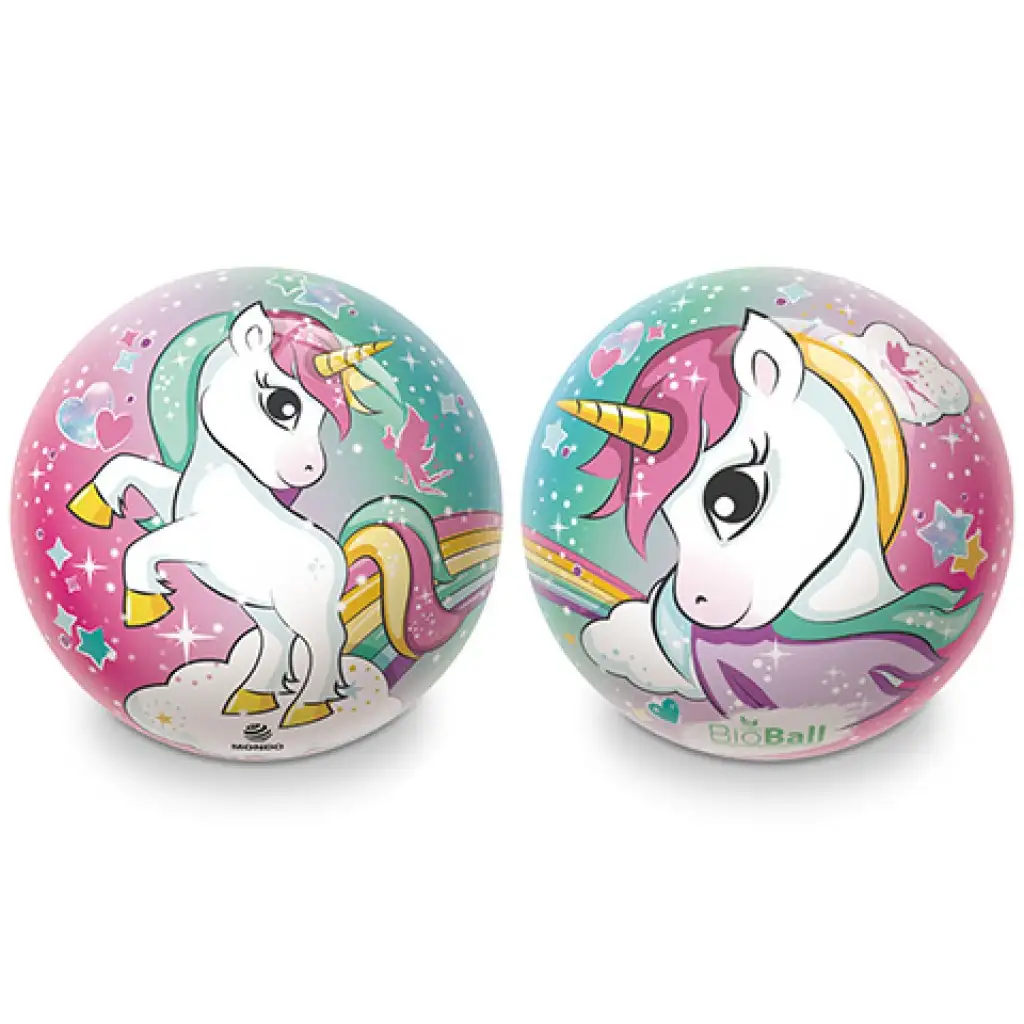 Unicorn BioBall piłka gumowa 23cm zdjęcie 1