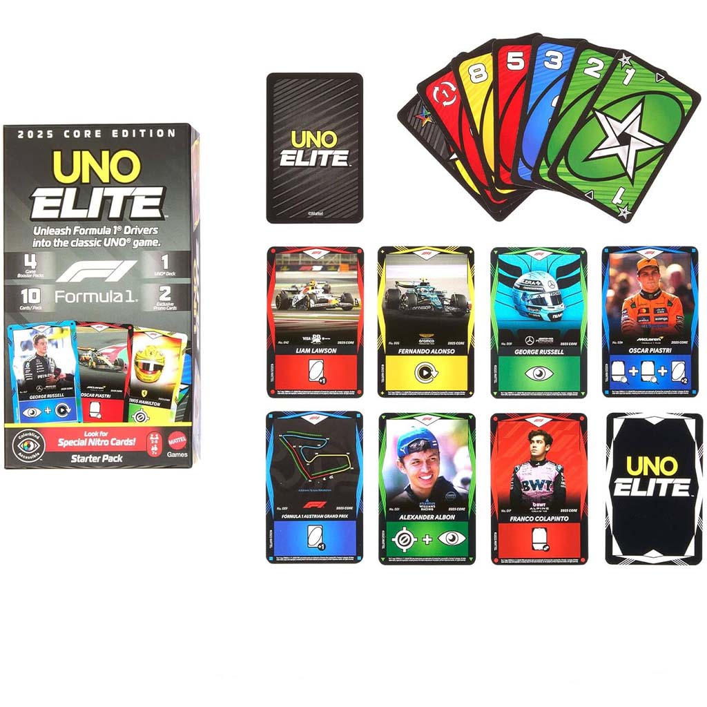 UNO Elite F1 gra karciana - Mattel zdjęcie 3