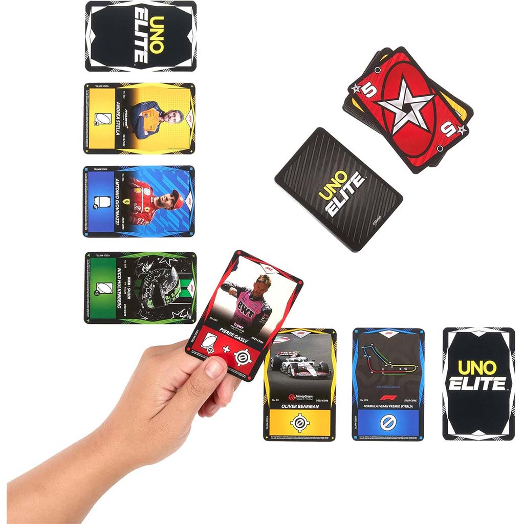 UNO Elite F1 gra karciana - Mattel zdjęcie 4