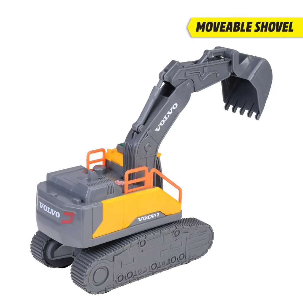 Volvo koparka z efektami świetlnymi i dźwiękowymi 23cm - Dickie Toys zdjęcie 2