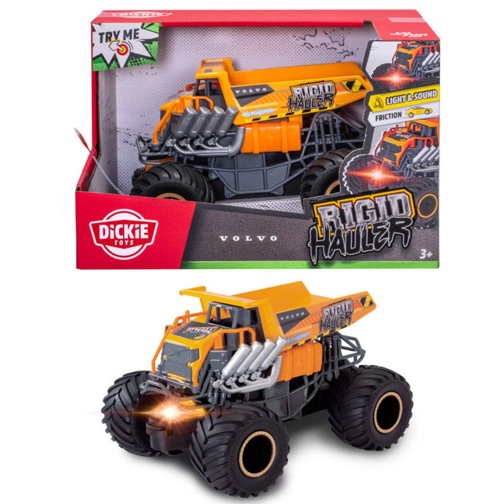 Volvo Rigid Hauler samochód z dźwiękiem i światłem - Dickie Toys zdjęcie 1