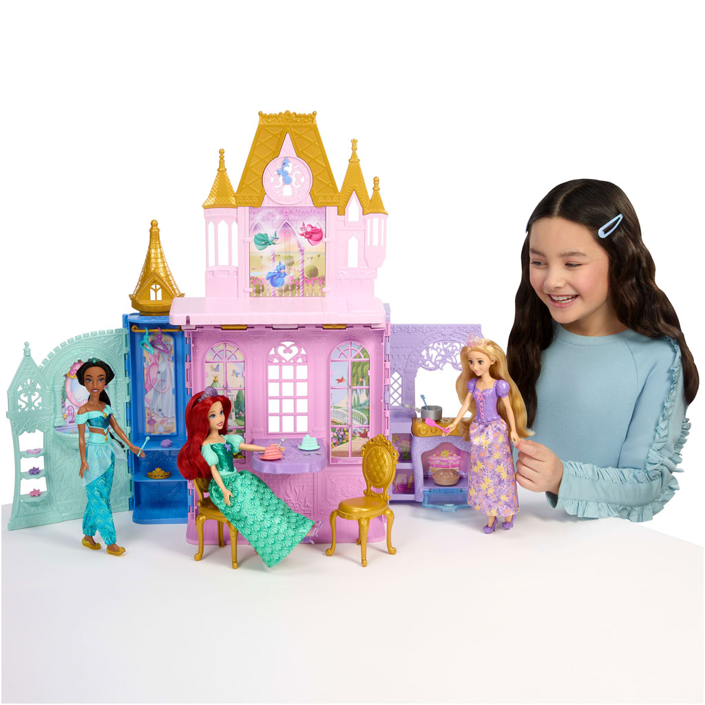 Zamek Księżniczek Disney z Lalką Roszpunką - Mattel zdjęcie 3