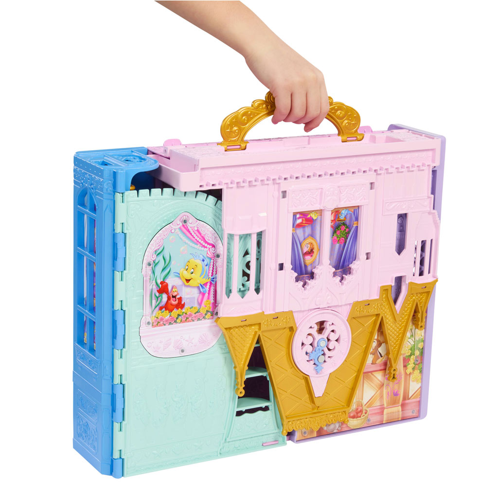 Zamek Księżniczek Disney z Lalką Roszpunką - Mattel zdjęcie 6