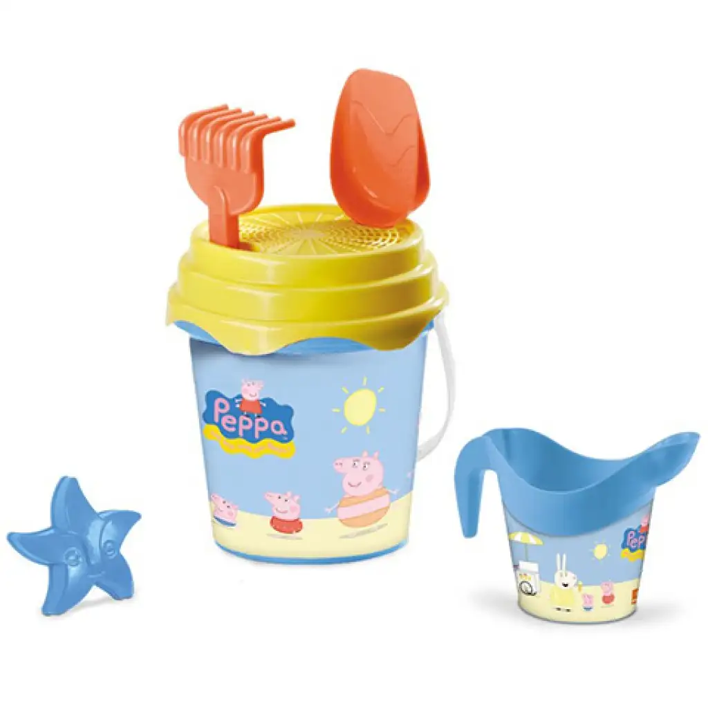 Zestaw do piaskownicy Peppa Świnka z wiaderkiem zdjęcie 1