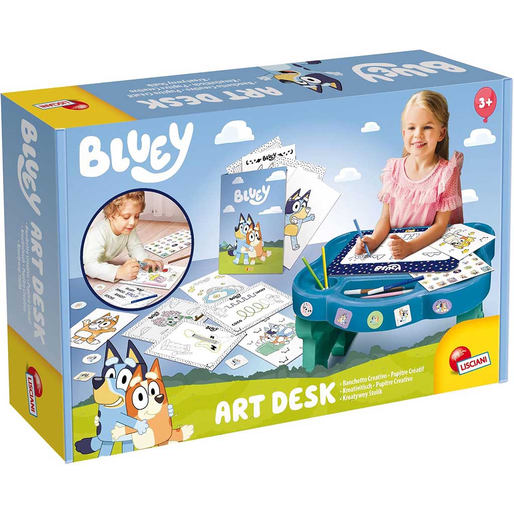 Zestaw do rysowania Bluey Art Desk - Lisciani zdjęcie 1