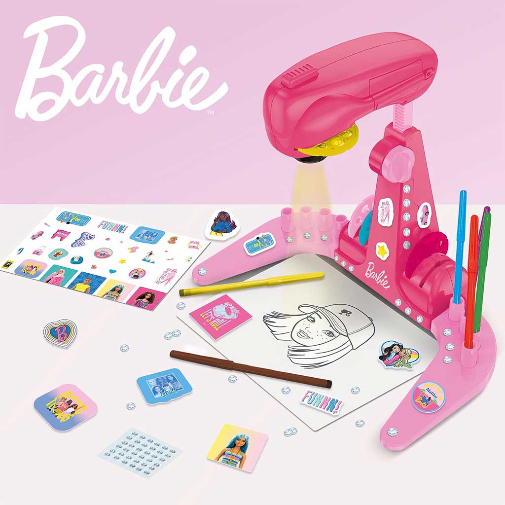 Zestaw kolorowanek z projektorem Barbie - Lisciani zdjęcie 3