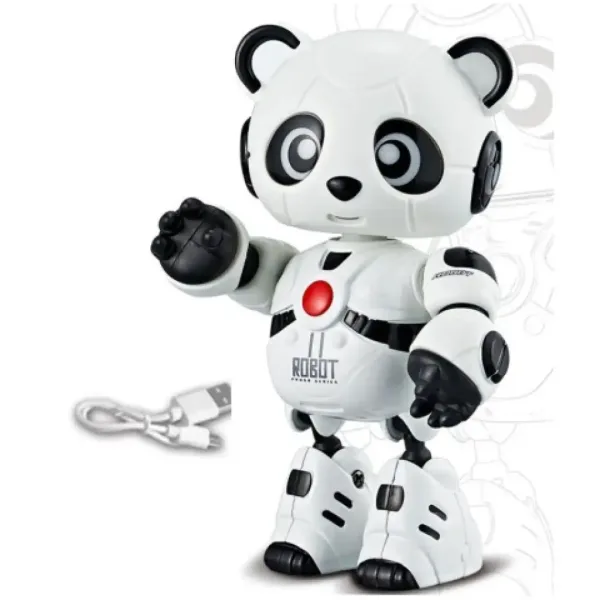 11, robotyczny przyjaciel panda z światłem i dźwiękiem, z metalową ramą zdjęcie 2