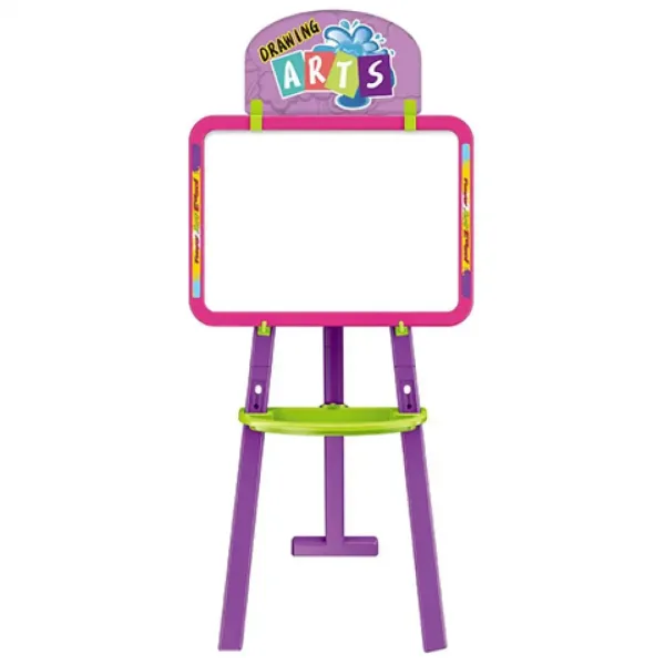 3 w 1 dwustronna tablica rysunkowa w kolorze różowym 37x99 cm zdjęcie 2