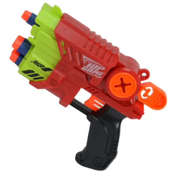 Air Blaster: Pistolet na piankowe pociski EVA z tarczą i nabojami 19x14cm zdjęcie 2