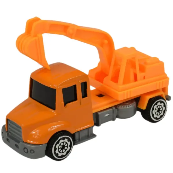 Alloy Car: 6-częściowy zestaw ciężarówek budowlanych 8 cm zdjęcie 4