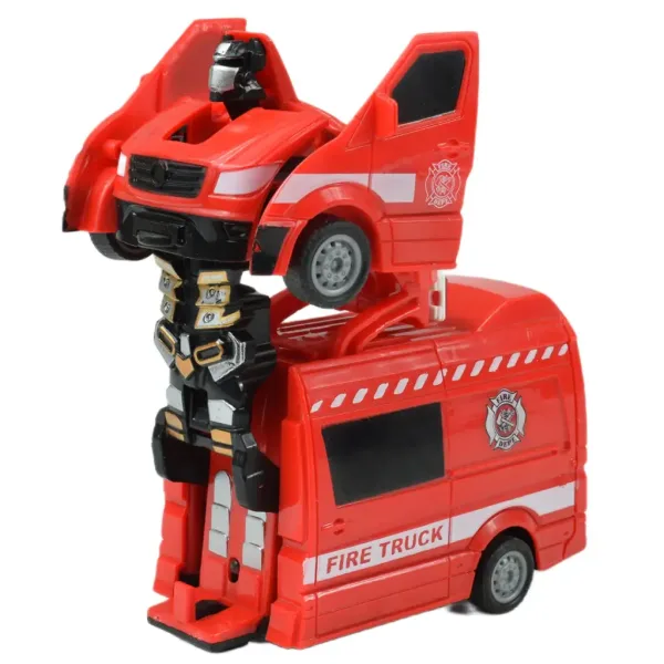 Ambulans: Karetka zmieniająca się w robota, dwa rodzaje, 13 cm zdjęcie 8
