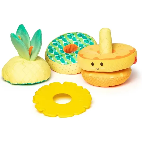Ananasowa wieża do układania dla niemowląt - Melissa & Doug zdjęcie 2