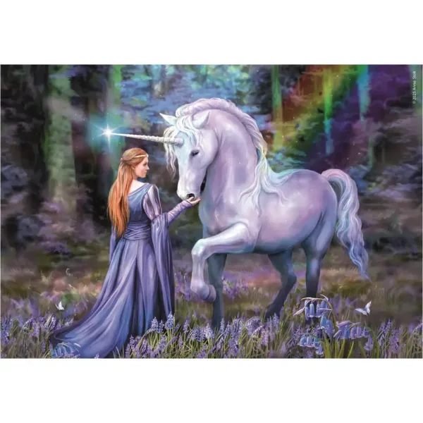 Anna Stokes - Królestwo jednorożców HQC 1500-elementowe puzzle compact - Clementoni zdjęcie 2