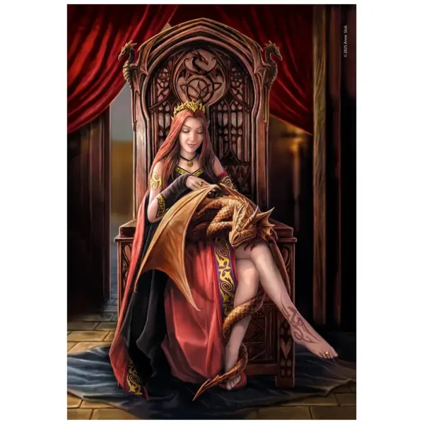 Anne Stokes – Przyjaciele na zawsze – puzzle 1000 elementów z plakatem – Clementoni zdjęcie 2