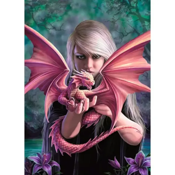 Anne Stokes: Dragonkin 1000-elementowa układanka - Clementoni zdjęcie 2