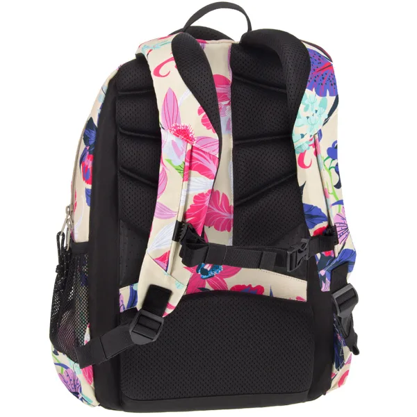 Ars Una: Beach flowers kwiecisty ergonomiczny plecak szkolny, plecak 33x45x24 cm zdjęcie 3