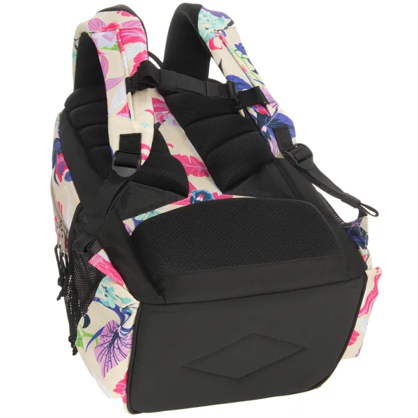 Ars Una: Beach flowers kwiecisty ergonomiczny plecak szkolny, plecak 33x45x24 cm zdjęcie 5