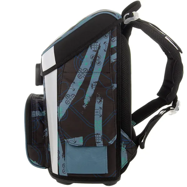 Ars Una: Drone Pro kompakt ergonomiczny plecak szkolny z magnetycznym zapięciem, plecak 33x41x24 cm zdjęcie 4
