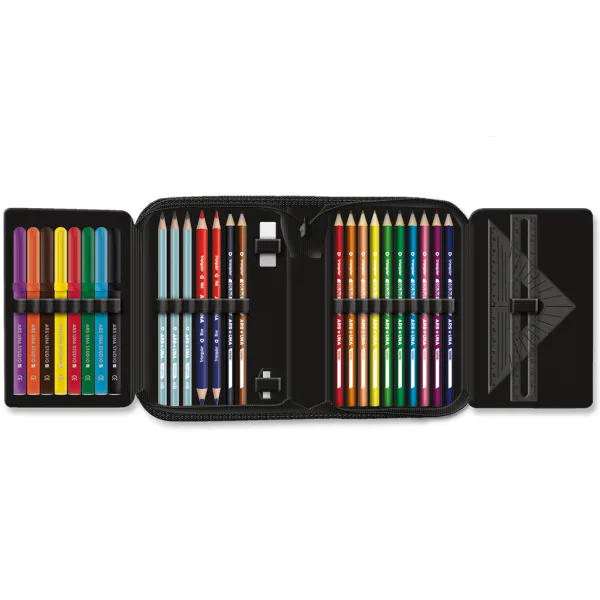 Ars Una: Gamers HUD rozkładany wypełniony piórnik 13x19x4 cm zdjęcie 2