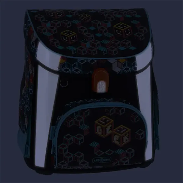 Ars Una: Plecak szkolny Geek z kompaktowym zapięciem magnetycznym 33x41x24 cm zdjęcie 3